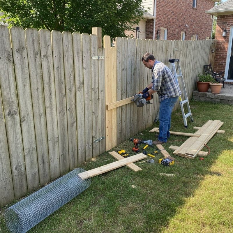 Cedar Fence Refinishing