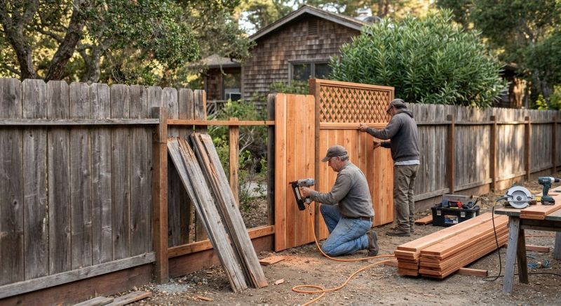 Cedar Fence Refinishing